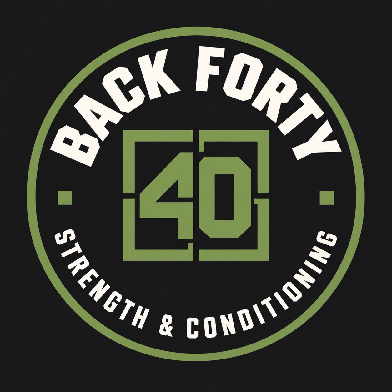 Back Forty Strength and Conditioning round logo